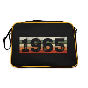 Millésime 1965 Cadeau D’anniversaire Rétro 1965 - Sac Retro - noir/or - Dos