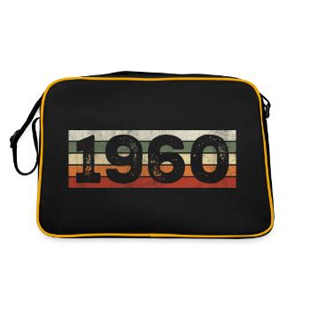 Millésime 1960 Cadeau D’anniversaire Rétro 1960 - Sac Retro - noir/or - Dos