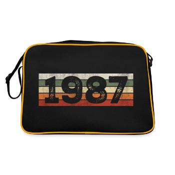 Millésime 1987 Cadeau D’anniversaire Rétro 1987 - Sac Retro - noir/or - Dos