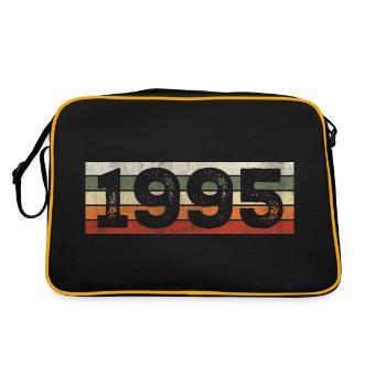 Vintage 1995 Retro 1995 Birthday Gift - Retro Bag - black/gold - Back