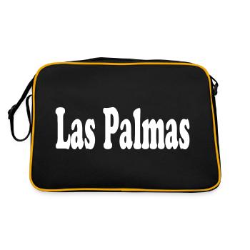 LAS PALMA - Retro Bag - black/gold - Back