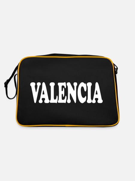 Valencia - Retro Bag - black/gold - Back