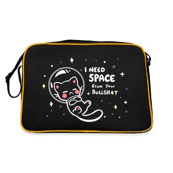 J’ai besoin d’espace de votre BS - Sac Retro - noir/or - Dos
