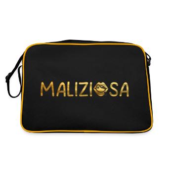 Mischievous Golden Version - Retro Bag - black/gold - Back