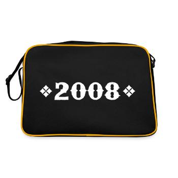 2008 - Cadeau D'anniversaire 2008 Classique - Sac Retro - noir/or - Dos