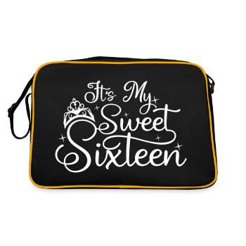 C’est mon doux seize 16e anniversaire 16 ans - Sac Retro - noir/or - Dos