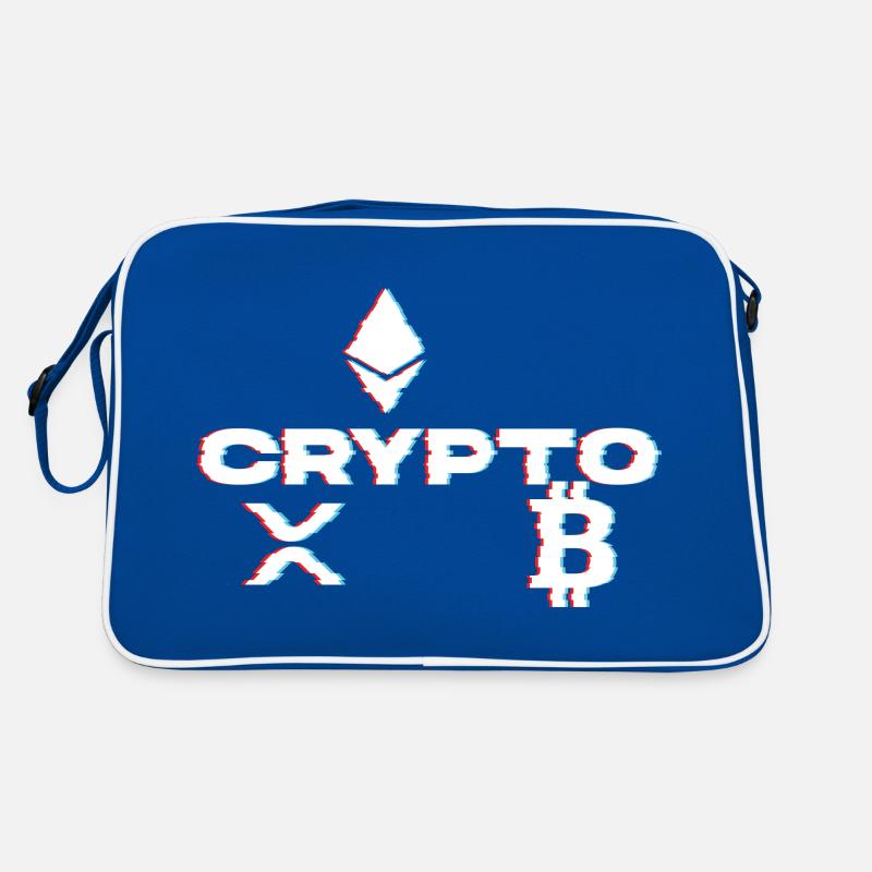 Crypto Glitch Retro Tasche