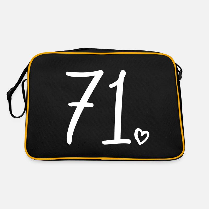 Mignon numéro 71, 71 ans, cadeau de 71e anniversaire Sac Retro