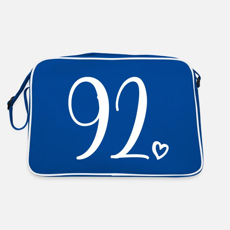 Cute Number 92, 92 Years Old, 92nd Birthday Gift Retro Bag