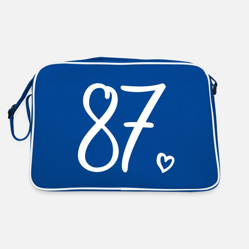 Mignon numéro 87, 87 ans, cadeau de 87e anniversaire Sac Retro