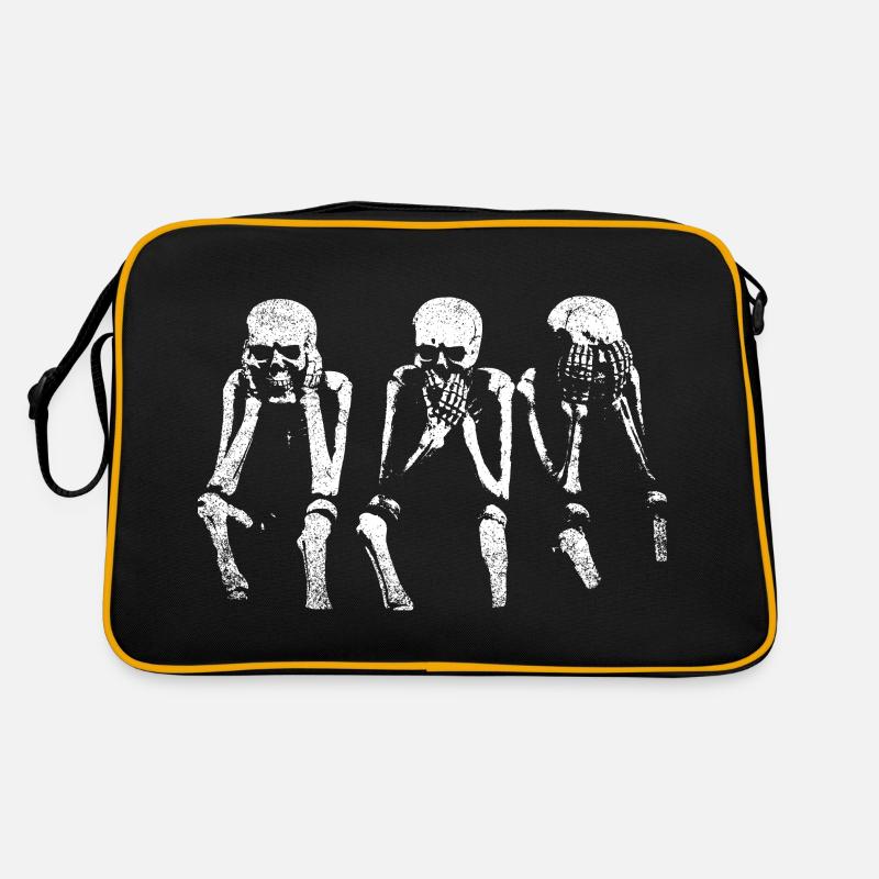 Hear nothing, say nothing, see nothing Retro Bag