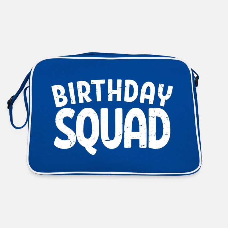 Birthday Squad Matching Gruppe Geburtstagsfeier Geschenk Retro Tasche