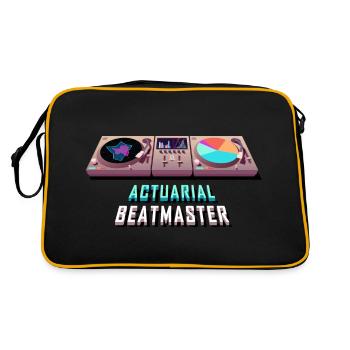Actuaries Beatmaster - Retro Bag - black/gold - Back