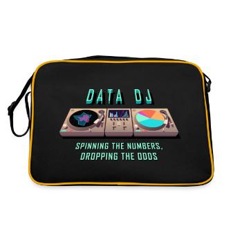 Data DJ - Retro Bag - black/gold - Back