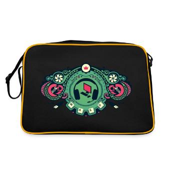 WASD luxe mintbubblegum - Retro Bag - black/gold - Back