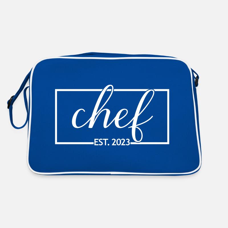 Chef Est. 2023 Absolvent Koch Culinary Art Student Retro Tasche