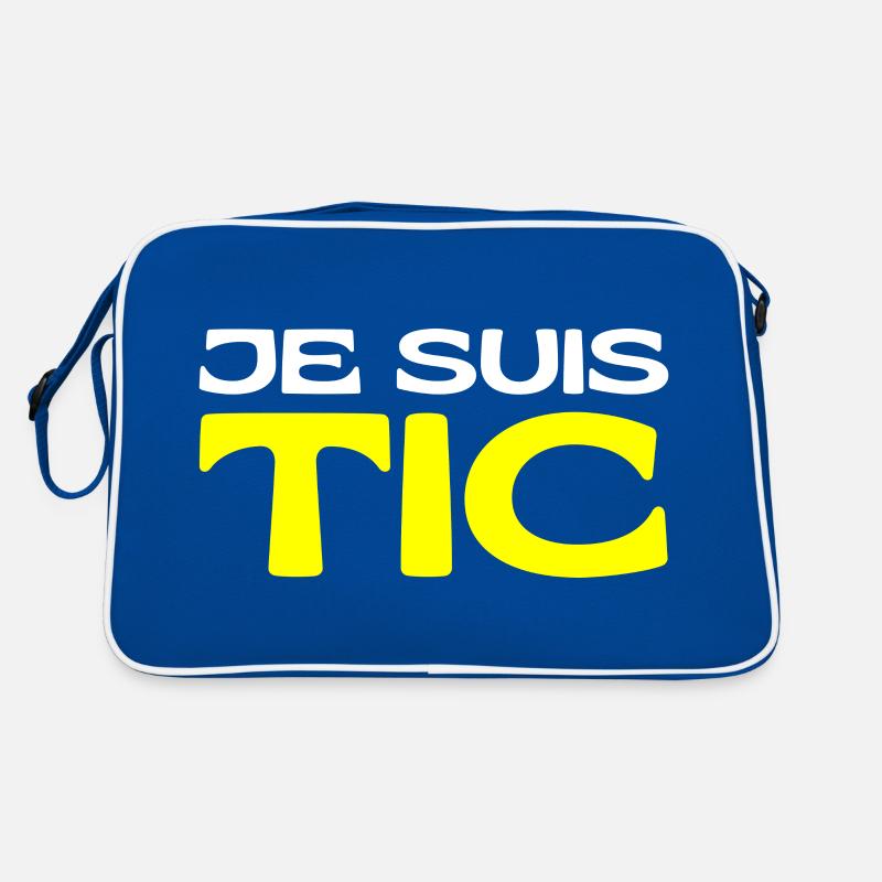 Je Suis TIC -TIC et TAC- TIC TAC Duo Drôle Cadeau Sac Retro