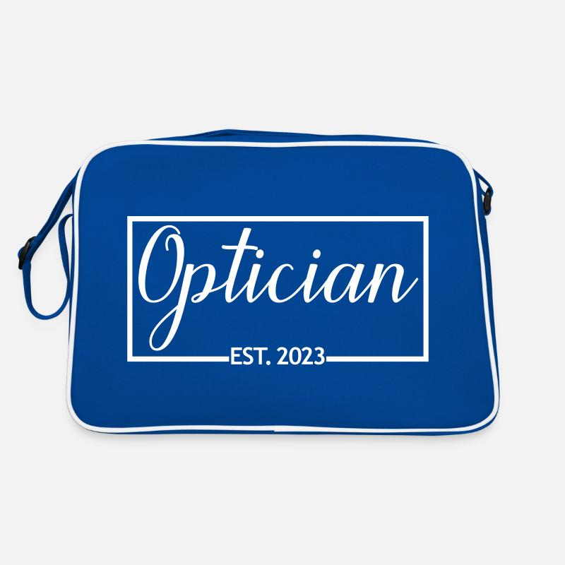 Optiker Est. 2023 Diplom-Optiker-Studentengeschenk Retro Tasche