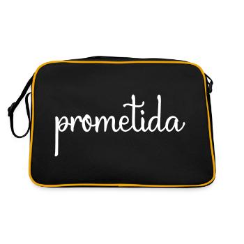 Prometida Fiancée Fiancée Mariage Mariée à être - Sac Retro - noir/or - Dos