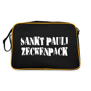 Sankt Pauli Tick Pack - Retro Bag - black/gold - Back