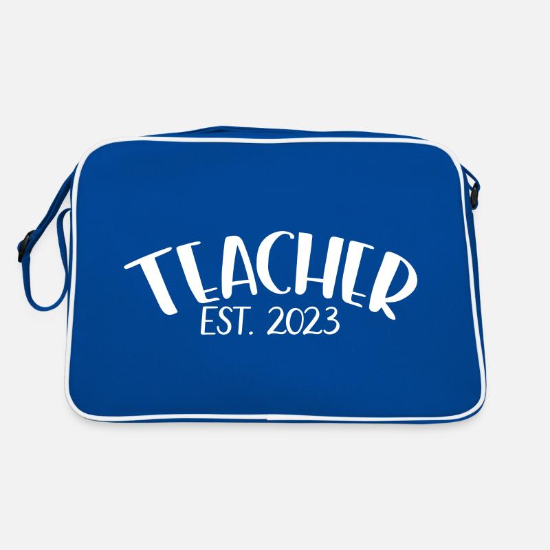 Enseignant Est. 2023 Diplôme d’enseignant Cadeau d’enseignant Sac Retro