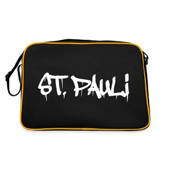 St. Pauli Hamburg Sankt Pauli - Retro Bag - black/gold - Back