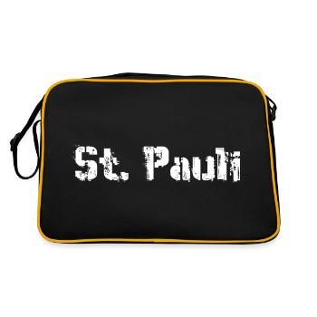 Hamburg Sankt Pauli - Retro Bag - black/gold - Back