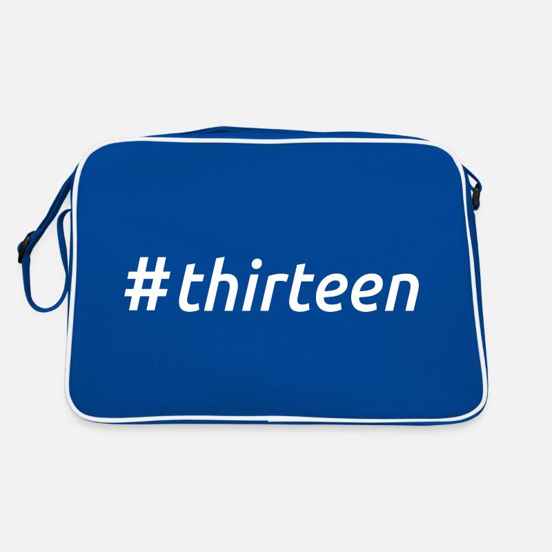 Hashtag Treize Cool 13 ans 13e anniversaire Sac Retro