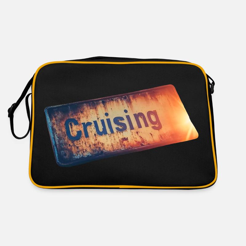 Kreuzfahrt im Retro-Stil Retro Tasche