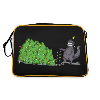 Norby et le sapin de noël (sans texte) - Sac Retro - noir/or - Dos