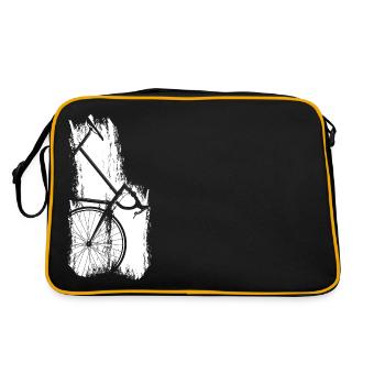 Vélo de course - Sac Retro - noir/or - Dos