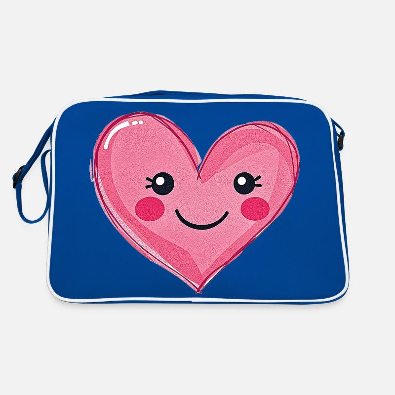 Herz Retro Tasche