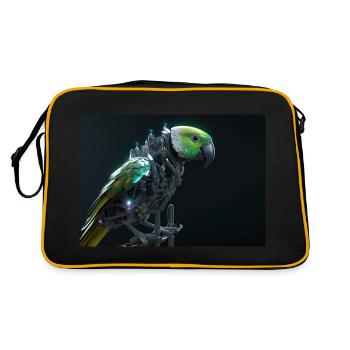 Digital Paradise - Retro Bag - black/gold - Back