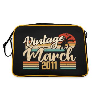 Birthday Gift March 2011 Gift March 2011 - Retro Bag - black/gold - Back