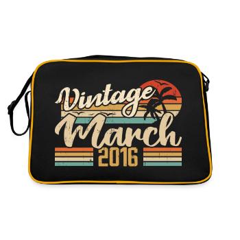 Cadeau Anniversaire Mars 2016 Cadeau Mars 2016 - Sac Retro - noir/or - Dos