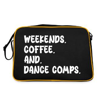 weekends coffee and dance comps - Sac Retro - noir/or - Dos