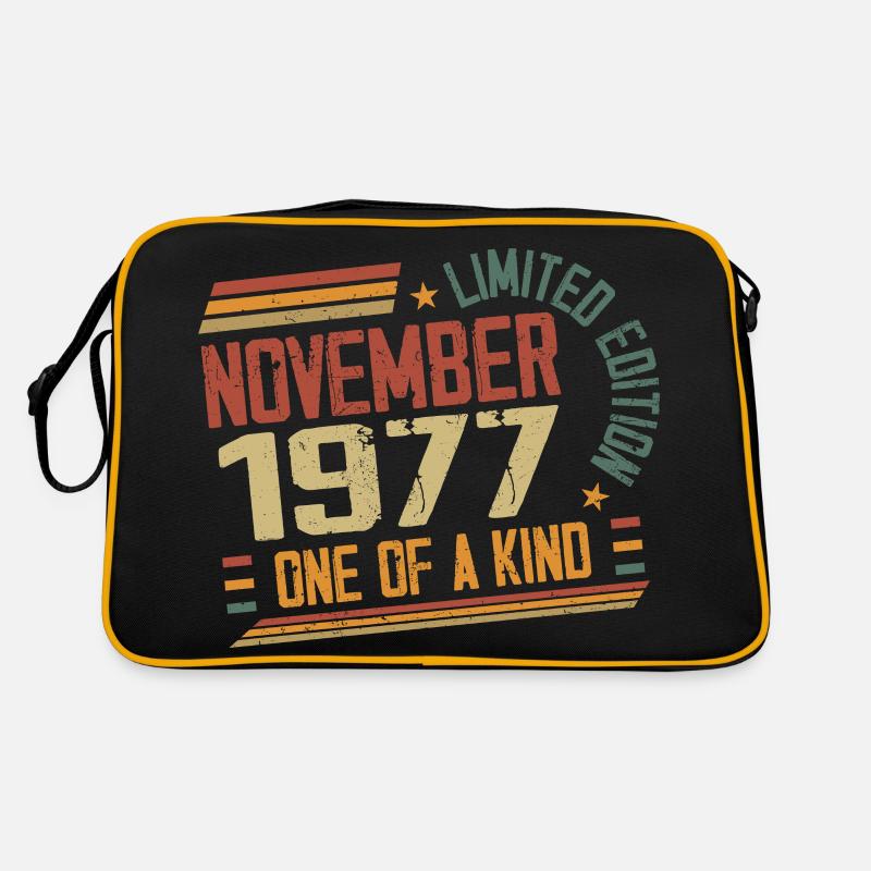 Awesome Since November 1977 Birthday Gift Retro Bag