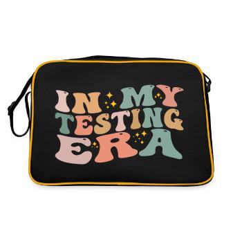 In My Testing Era Funny Testing Teacher - Retro Bag - black/gold - Back