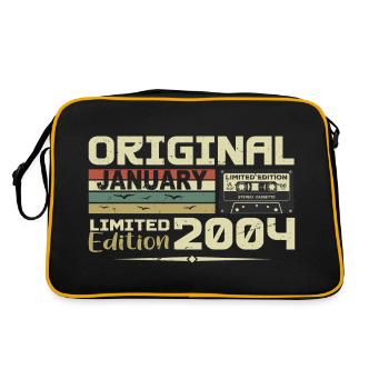 January 2004 | Birthday Gift January 2004 - Retro Bag - black/gold - Back