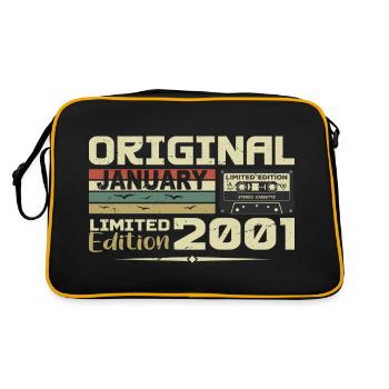 January 2001 | Birthday Gift January 2001 - Retro Bag - black/gold - Back