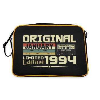 January 1994 | January 1994 Birthday Gift - Retro Bag - black/gold - Back