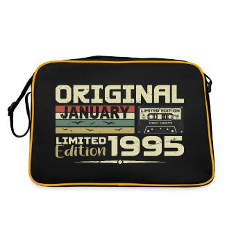 January 1995 | January 1995 Birthday Gift - Retro Bag - black/gold - Back