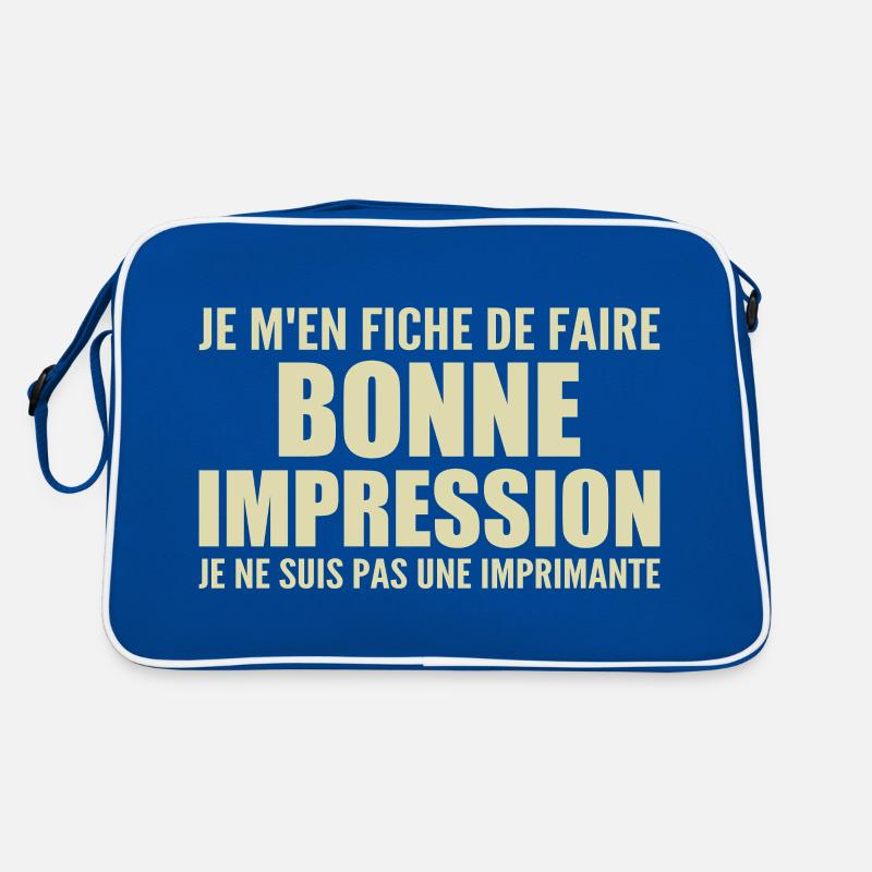 I don't care if I make a good impression Retro Bag