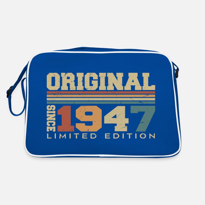 Original 1947 Rétro Cadeau 77 e Anniversaire 1947 Sac Retro