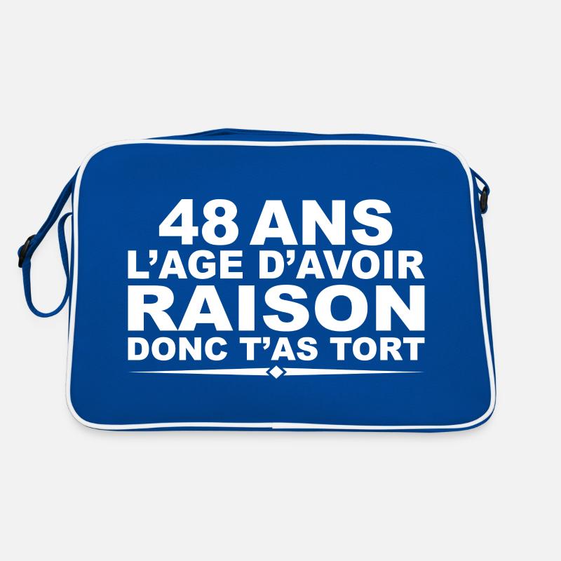 48 years old | Humor 48th Birthday Gift Retro Bag