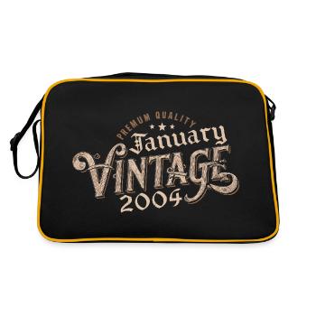 January 2004 | 2004 January Vintage Birthday - Retro Bag - black/gold - Back
