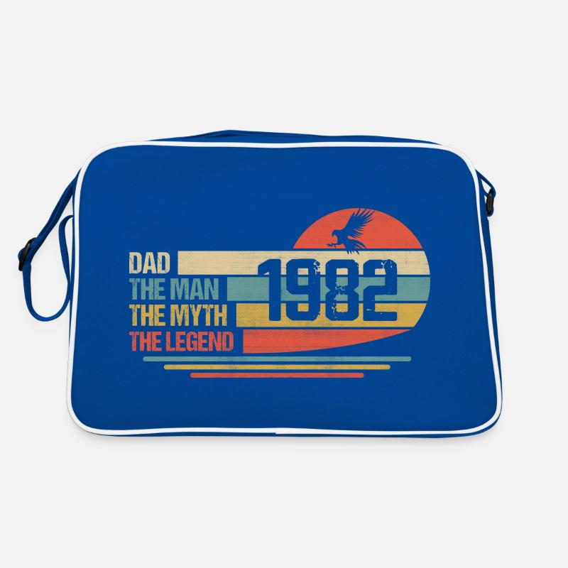 Bester Vater der Welt seit 1982 Vatertag Retro Tasche