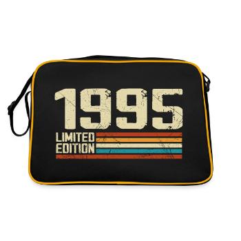 Vintage 1995 Retro Birthday - Born in 1995 - Retro Bag - black/gold - Back