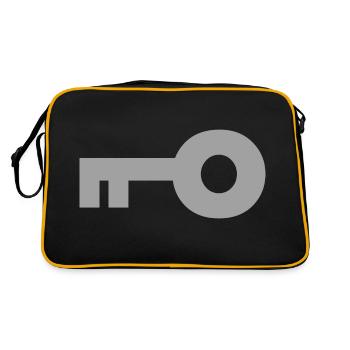 Clé - Sac Retro - noir/or - Dos