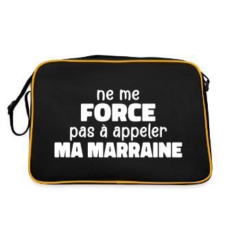 Don't Force Me To Call My Godmother - Retro Bag - black/gold - Back